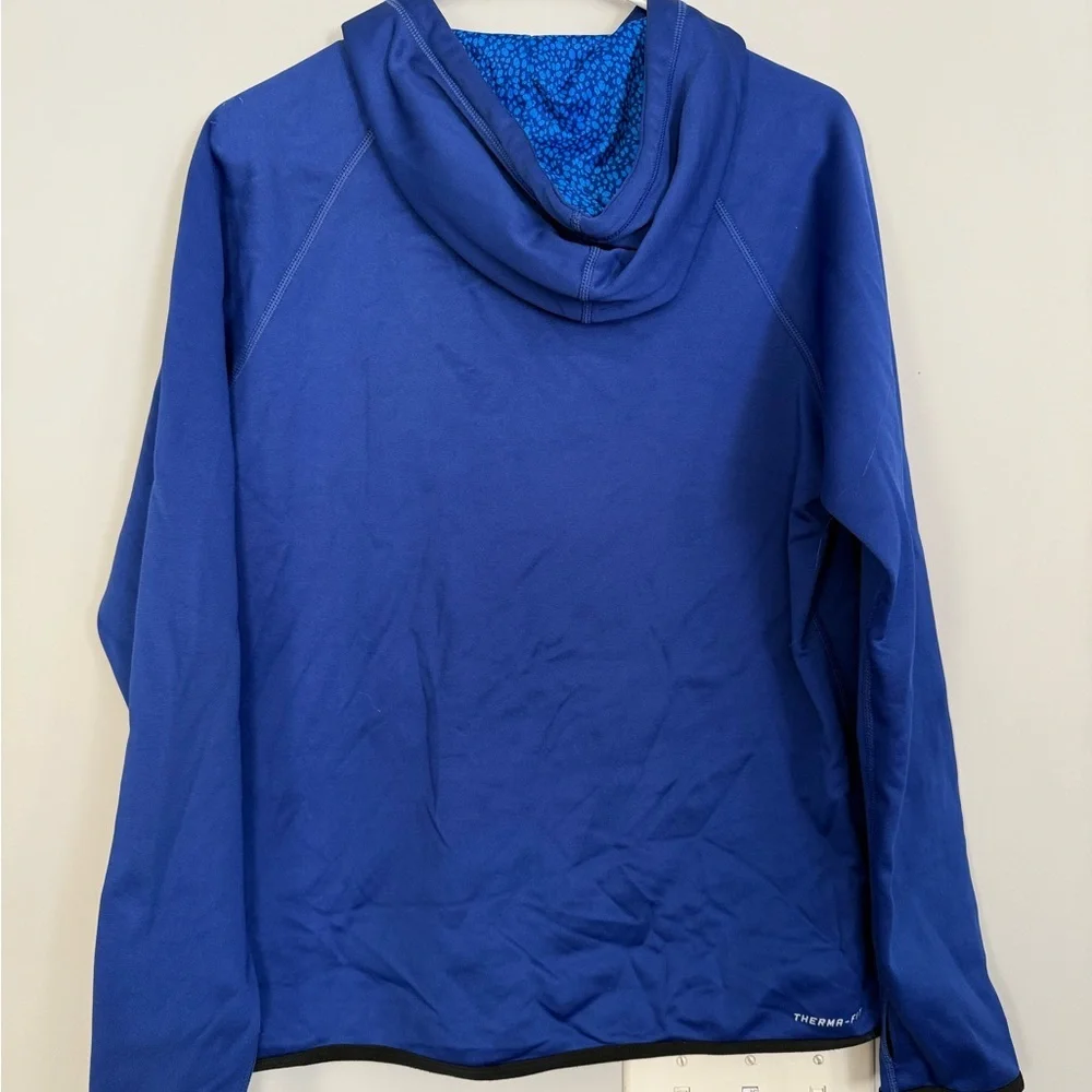 Nike Boys' Royal Blue Hoodie with Contrast Swoosh